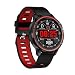Produktbild Mumuj Smartwatch Fitness Uhr,Blutdruck Uhr mit Pulsuhren IP68 Wasserdicht 1,2-Zoll Sport Uhr Aktivitätstracker Fitness Uhr Schlafmonitor schrittzähler Damen Herren Smart Watch Uhr für iOS (Rot)