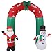 Produktbild LHXHL 240Cm LED Lichter Big Arch Santa Schneemann Aufblasbare Wetterfeste Splash Ip44 Farbe Weihnachtsdekoration Weihnachtsbeleuchtung