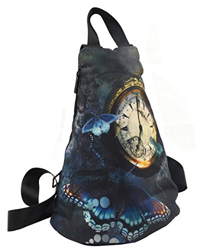 DCCN Bolsos Mochila Lona Bolsa Casual Escolares Flores Impreso para Mujer