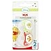 NUK Winnie the Pooh Size 2 Silicone Soother - 2 pack (6-18 months)
