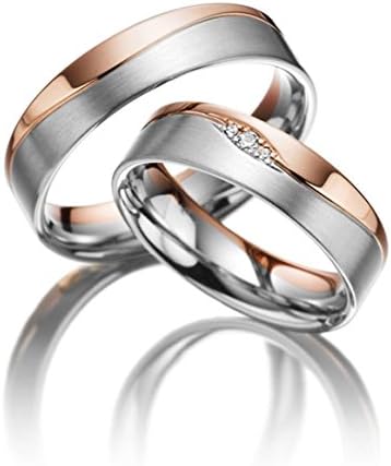 His & Hers Matching Set Titanium Steel Wedding Band Ring Sold by Pair , Free Engraving