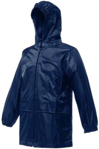 Children's Professional Kids Pro Stormbreak Waterproof Hooded Shell Jacket With Safety Reflective Detail Jacket