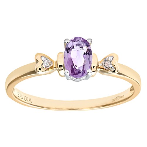 Naava Damen-Ring 9 Karat (375) Gelbgold Gr. 52 (16.6)  Diamanten PR07722BTP
