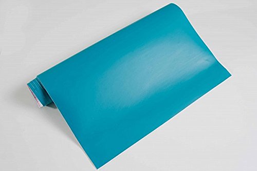 3,4€/m² Plotterfolie 11 MATT TÜRKIS BLAU - 30 x 106 cm Deko Folie Klebe Folie Möbelfolie Wandtattoo Folie selbstklebend