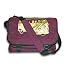 Produktbild Messenger Bag "T1 Bus" Retro Schultertasche (Bordeaux/Gold)