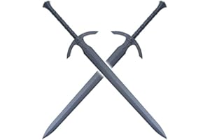 RKS Diffusion Pack 2 Epees Tout en Polypropylene Epee Medievale Excalibur 115cm Epee Entrainement Combat