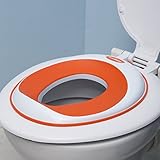 Toiletten-Training-Sitz – Kinder-Toiletten-Training-Klobrille für Jungen und Mädchen – sichere rutschfeste Oberfläche – UMSONST mitgeliefert: Haken mit Saugnapf zur Aufbewahrung - 4