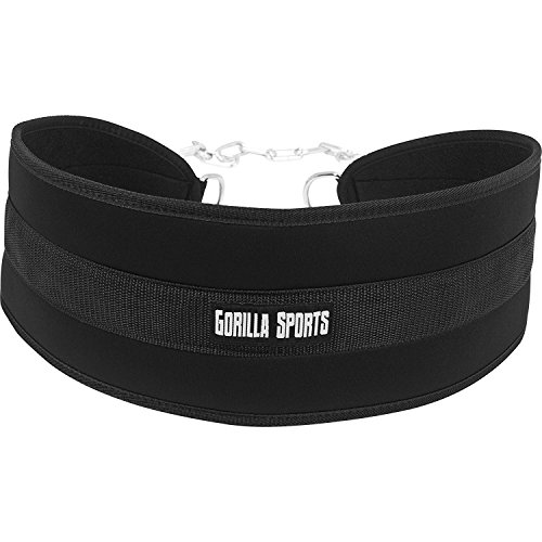Nylon Dip Gürtel Dipping Belt Dipgürtel inkl. Kette und Karabiner - 3