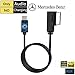 Price comparison product image Mercedes Benz Type C Aux Cable, USB C Audio Music Adapter, Compatible with Pixel 2 XL HTC U11/U12+ Samsung S9/S8/N8 Moto Z2 LG V30 for Select Mercedes Benz Models(Only AUX, No Charging)