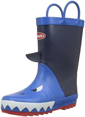 Chipmunks Boys' Jaws Wellington Boots, Blue (Navy), 8 Child UK 25 EU