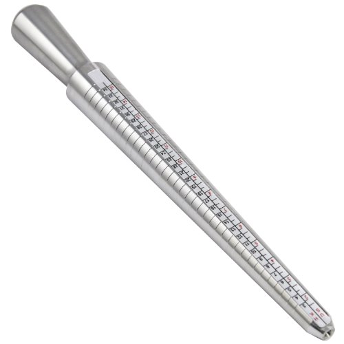 TRIXES Ringstock, Ringdorn, Finger-Messgerät, Juwelierset, Verlobung, Messgerät - 4