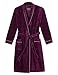 Produktbild Schiesser Damen, 110cm Bademantel, Rot (Bordeaux 502), 42 (Herstellergröße: 042)