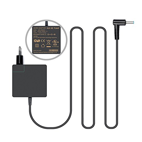 [TUV GS LISTED] HUIKEYUAN 45W 19,5V 2,31A Notebook Laptop Netzteil Ladegerät Ladekabel AC Adapter für HP Stream 11 13 14; HP Chromebook 14 11 G3 G4; HP Split x2 13; HP Slatebook 14; HP Pavilion Envy Spectre x360 x2 11 13 15 M1 M3 M6; HP 740015-002, 741727-001, TPN-LA03, 845611-001, PA-1450-56HA, 845836-850, HSTNN-CA40, 719309-003, 721092-001, 719309-001, 740015-001 Stromkabel, Stecker 4,5*3,0mm