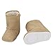 Arshiner Baby Infant Toddler Boys Girls Warm Winter Fur Snow Shoes Boots (M(0-9 months), Khaki(FBA))
