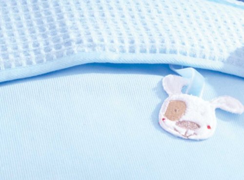 Izziwotnot Powder Blue Gift 2 Piece Crib Set