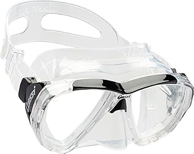Cressi - Masque de plongée Sous Marine pour Adulte - Big Eyes - Noir (Transparent/Noir) - Taille Unique