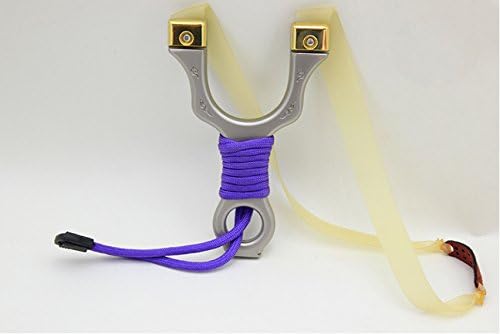 TERMV Stainless Steel Outdoor Slingshot Set Hunting Catapults,Purple