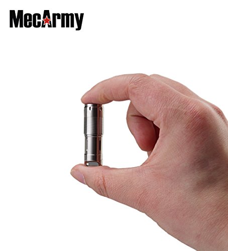 MecArmy Illumine X-1 die weltweit kleinste USB Schlüsselbundlampe mit 130 Lumen für 10180er Akku , Mini-Taschenlampe. - 8
