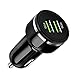 Produktbild WYW Autotelefon-Ladegerät Dual USB qc3.0 Halo Fast Charge Car Charger,Black