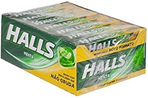 Caramelle di menta piperita/eucalipto del Brasile, 34g - HALLS Sabor Menta