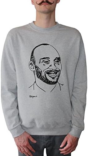 Mister Merchandise Men´s Sweater Sweatshirt Sweater Kobe Bryant, Size: XXL, Color Grau