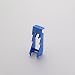 Produktbild Finder Haltebügel 095.91.3 blau "Variclip" Serie 40;Serie 44 Zubehör für Schaltrelais 8012823283531 (5 Stück Haltebuegel Variclip blau)