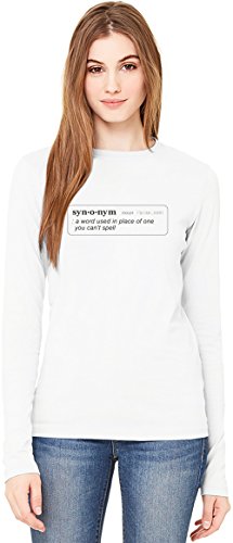 Syn O Nym Long-Sleeve T-shirt For Women| 100% Premium Cotton| DTG Printing| Unique & Custom Robes, Skirts, Vests & Women’s Fashion Clothing by Wicked Wicked