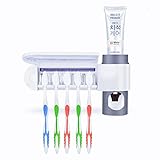 Dieses Produkt wurde getestet und zertifiziert, um 99,998% der Bakterien auf der Zahnbürste abzutöten. Lassen Sie jederzeit eine saubere, trockene Zahnbürste verwenden. Und verlängern die Lebensdauer der elektrischen Zahnbürste.