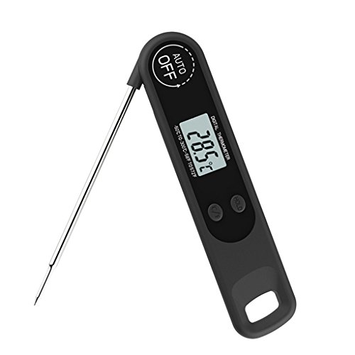 Preisvergleich Produktbild perfk Faltbar Elektronische Digital LCD-Küche Thermometer Fleischthermometer, 163x207x107mm