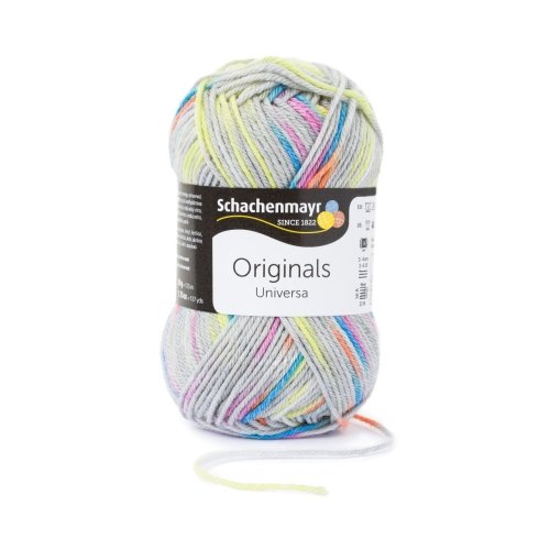 Schachenmayr original Universa - Farbe: Grau-Candy (00289) - 50 g / ca. 125 m Wolle