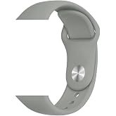 CONSTRAIN - Apple Watch 42 44 45 49 mm M/L Beden Kordon Silikon Spor Kordon 1 2 3 4 5 6 SE 7 8 Ultra ile Uyumlu