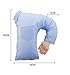 Great Wall Boyfriend Pillow,New Slumberdown Hand Shaped Luxury support pillow,New Boyfriend Arm Luxury Support Pillow,bed rest pillow,Sky Blue
