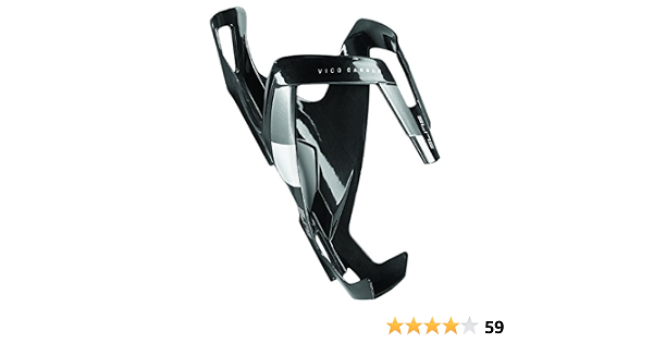 Elite Vico Carbon Cage, Unisex, 156102, Gloss/White : Sport e tempo libero