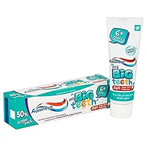 Aquafresh Fluoride Toothpaste Big Kids 6+ Years Fresh Mint