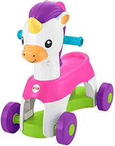 Fisher Price Rollin Tunes Unicorn Ride On