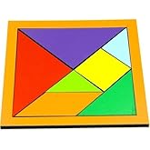 Hobby Education World Gift Shop Wooden Color Tangram 11X11 Cm -