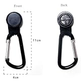 Kinderwagen Getränkehalter – welkey Buggy Kinderwagen Kinderwagen Trinken Flasche Tasse Halter mit Karabiner Clip Aufhänger - 6