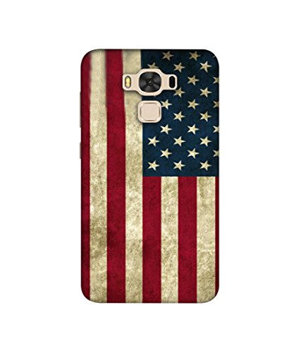 Casotec Vingate USA Flag Design 3D Printed Hard Back Case Cover for Asus Zenfone 3 Max ZC553KL