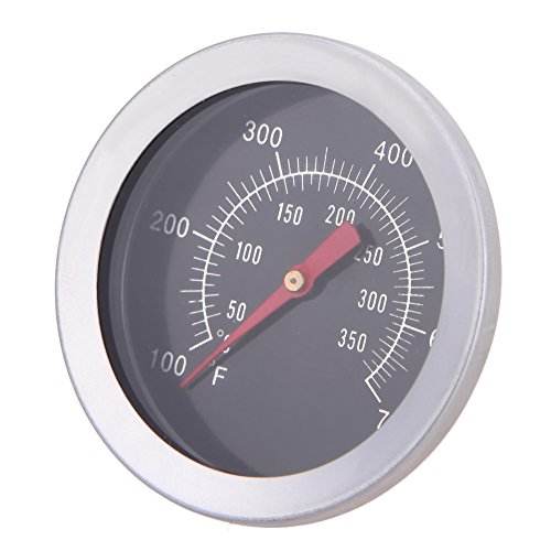 Demiawaking Grillthermometer bis 350 °C, Thermometer für alle Grills, Smoker, Räucherofen und Grillwagen, analog, Grillzubehör - 4