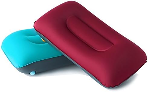 Drive Travel® Midday Rest Air Pillow Super TPU Materail Comfortable Soft Square Outdoor Inflatable Pillow Travel Pillow for Camping Traveling Swimming