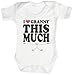 TRS - Love Granny This Much Baby Bodysuit / Babygrow 0-3M White