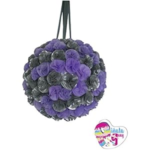Pinata Blumen (lila und Silber). Hochzeit Piñata. Piñata Jahrestag (Optionaler Stick)