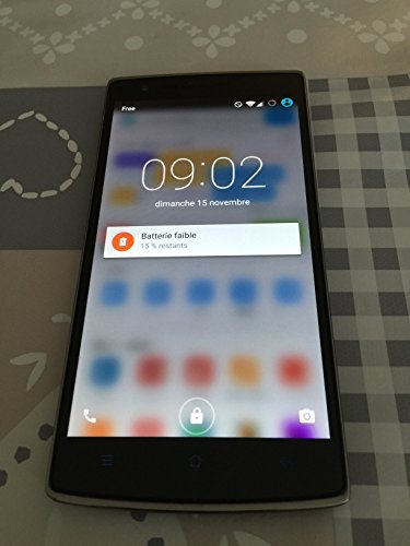 détail ONEPLUS ONE 4G LTE Smartphone 3GB 64GB Snapdragon 801 2.5GHz 5.5'' Gorilla Glass FHD 3100mAh Bluetooth v4.0 OTG NFC Dual Camera (Noir)
