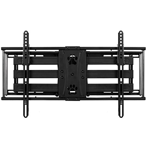 Cheetah Mounts APDAM2B TV Wandhalterung Schwenkbar für 32 – 65 Zoll LCD, LED, TV. Max. VESA 600 und Max kg 74. Ein 3 Meter Hochgeschwindigkeits HDMI Kabel mit Ethernet und Strapazierfähigem Gewebemantel und 15 cm Magnetische 3 Achsen Wasserwaage - 3