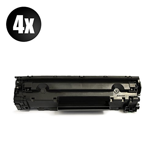 4x Eurotone Remanufactured Toner für HP LaserJet 1010 1012 1015 1018 1020 1022 3015 3020 3030 3050 3052 3055 AIO NW Z N ersetzt Q2612A 12A