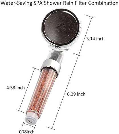 Manual shower head, SPA series shower (3 functions, high pressure and massage experience)