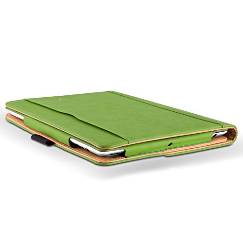 iPad 4 Hülle – JAMMYLIZARD Ledertasche Smart Cover mit Standfunktion (mit Retina) für iPad 4. 3 & 2, GRÜN & HONIG - 7
