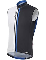 Santini Airform 2.0 – Camisa paraviento de manga corta., hombre, color Turquoise/Black, tamaño medium