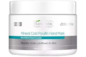 Bielenda Professional Mineral Cold Paraffin Handmaske mit Sheabutter und Mineralkomplex, 150g