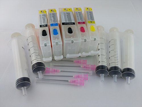 hemei @ PGI-550 CLI-551 leer nachfüllbar Tintenpatrone für Canon Pixma iP7250 MG5450 MG5550 iX6850 MX725 MX925 MG6450 MG5650 MG6650 Drucker 5 x Tinte